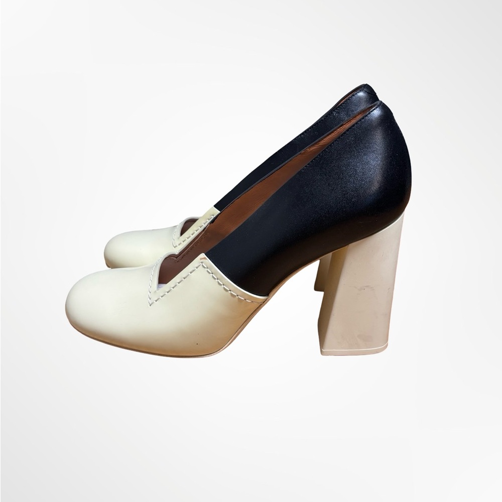Celine Black and Cream Heels